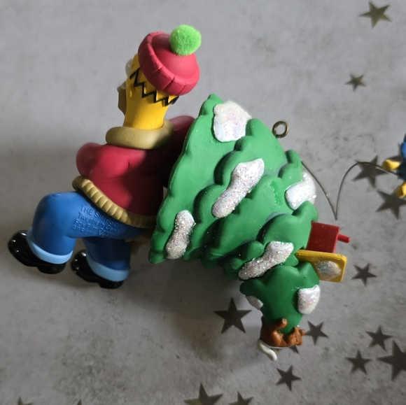 Simpsons Homer D'oh Tannenbaum 111 Vintage 2004 Holiday Christmas Tree Ornament - Picture 5 of 5